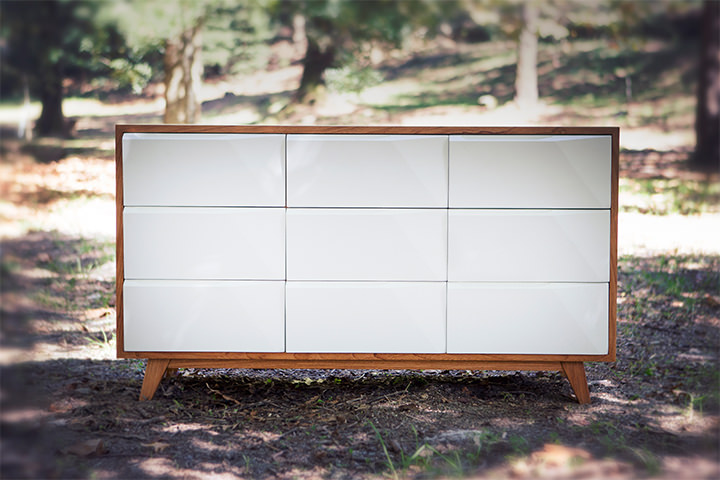 Aqua Chest of Drawers