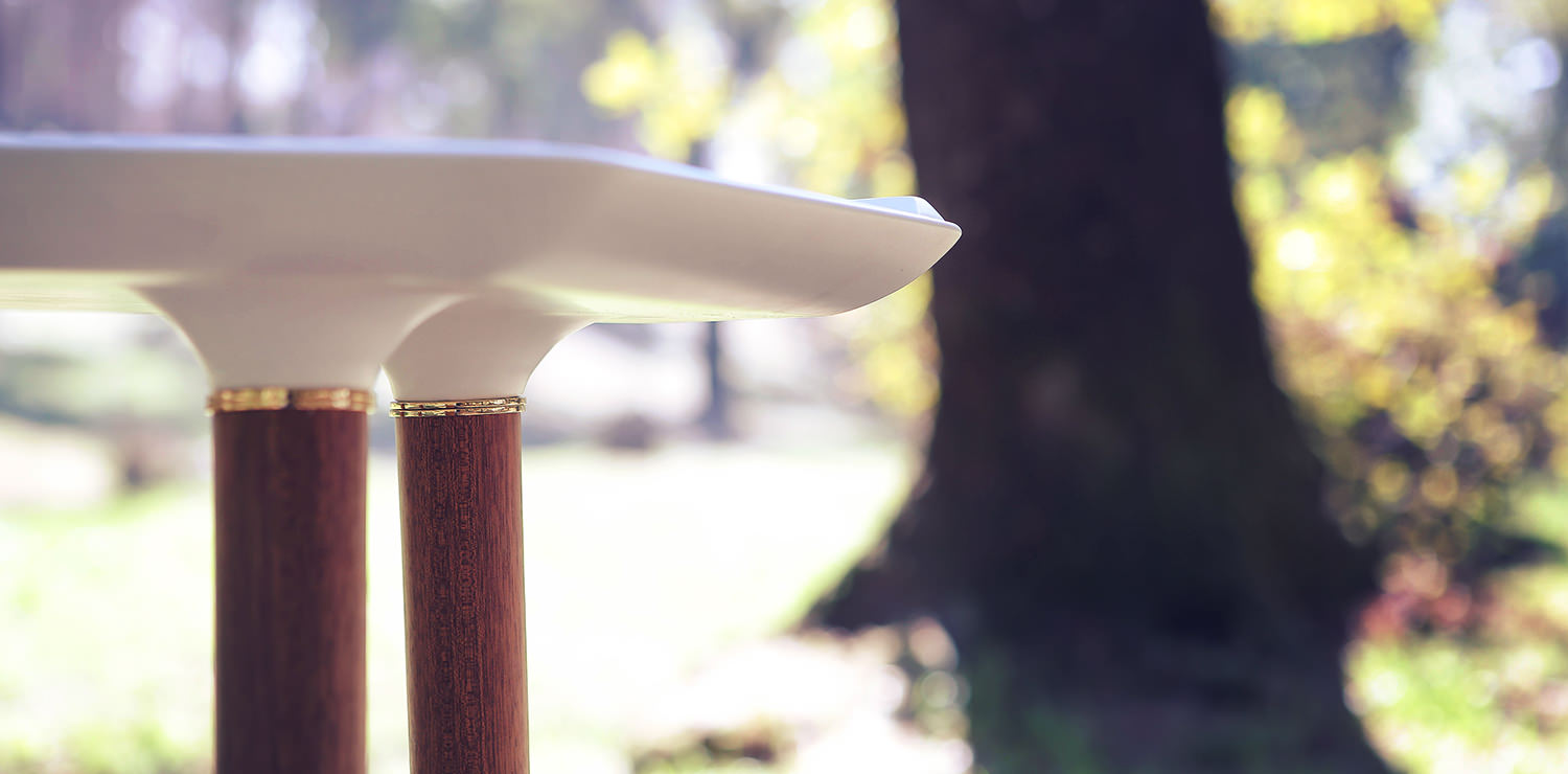 Golden Ice Corner Table