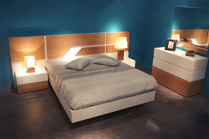 Jano Bed and Bedsidetable